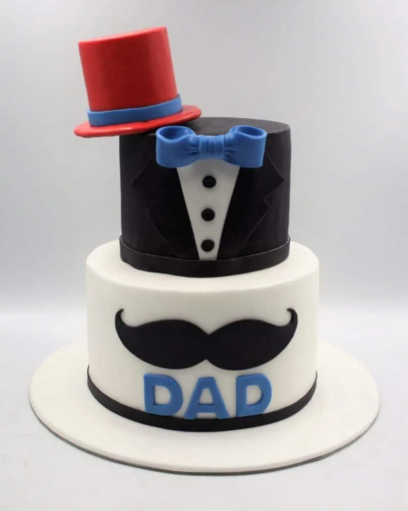 تزیین کیک روز پدر