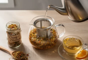 طرز تهیه دمنوش بهار نارنج خشک در خانه