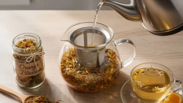 طرز تهیه دمنوش بهار نارنج خشک در خانه