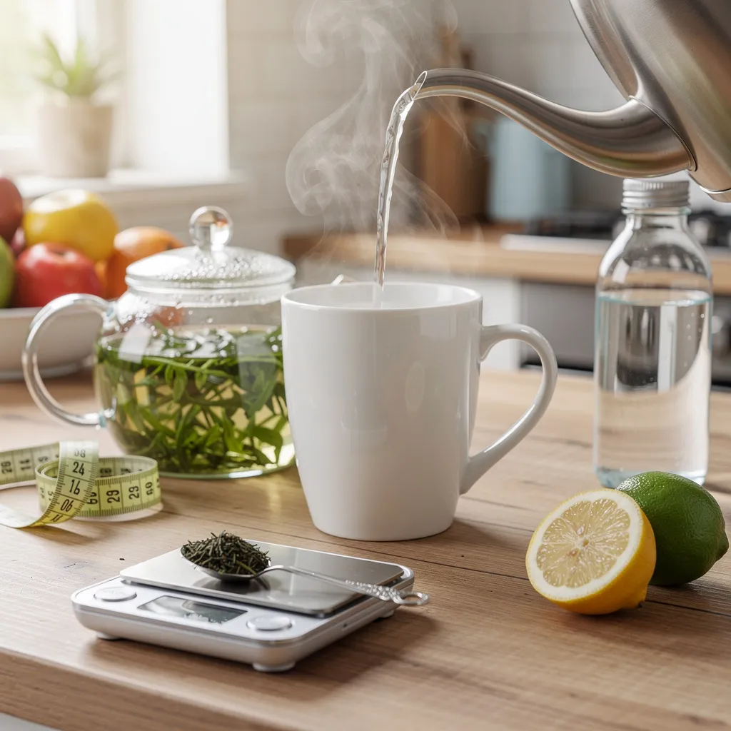 طرز تهیه دمنوش چای سبز برای لاغری و چربی‌سوزی
