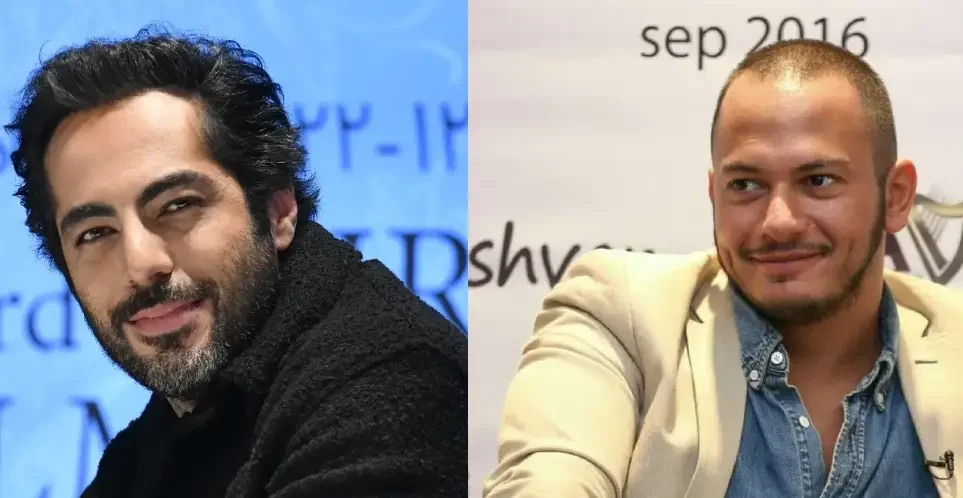 پدر و مادر نوید پور فرج در کنار اشوان