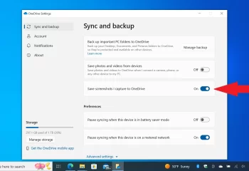 Screenshot in Windows 10