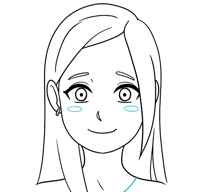 نقاشی انیمه ساده