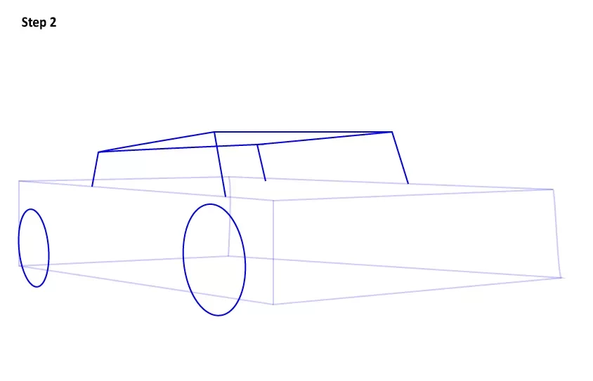 آموزش مرحله به مرحله نقاشی ماشین مسابقه ای خفن کودکانه