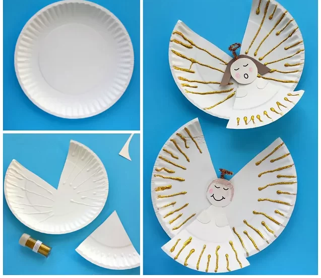 کاردستی فرشته کریسمسی 