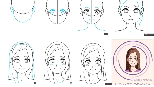 آموزش نقاشی انیمه