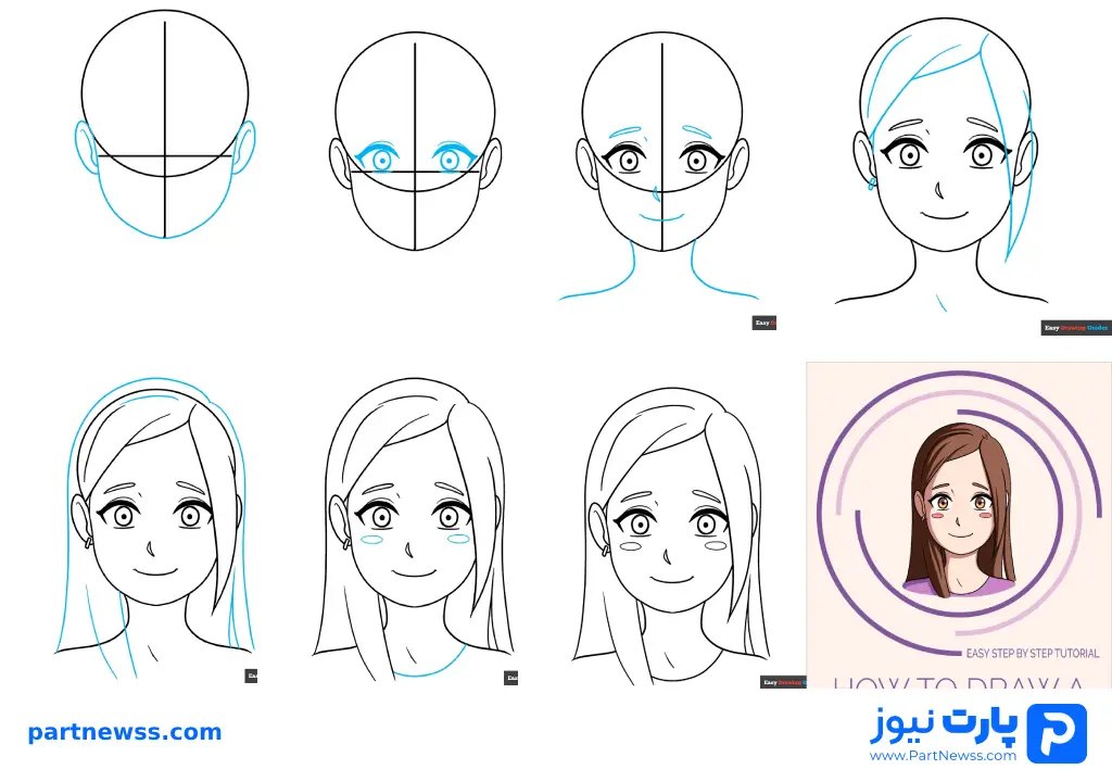 آموزش نقاشی انیمه