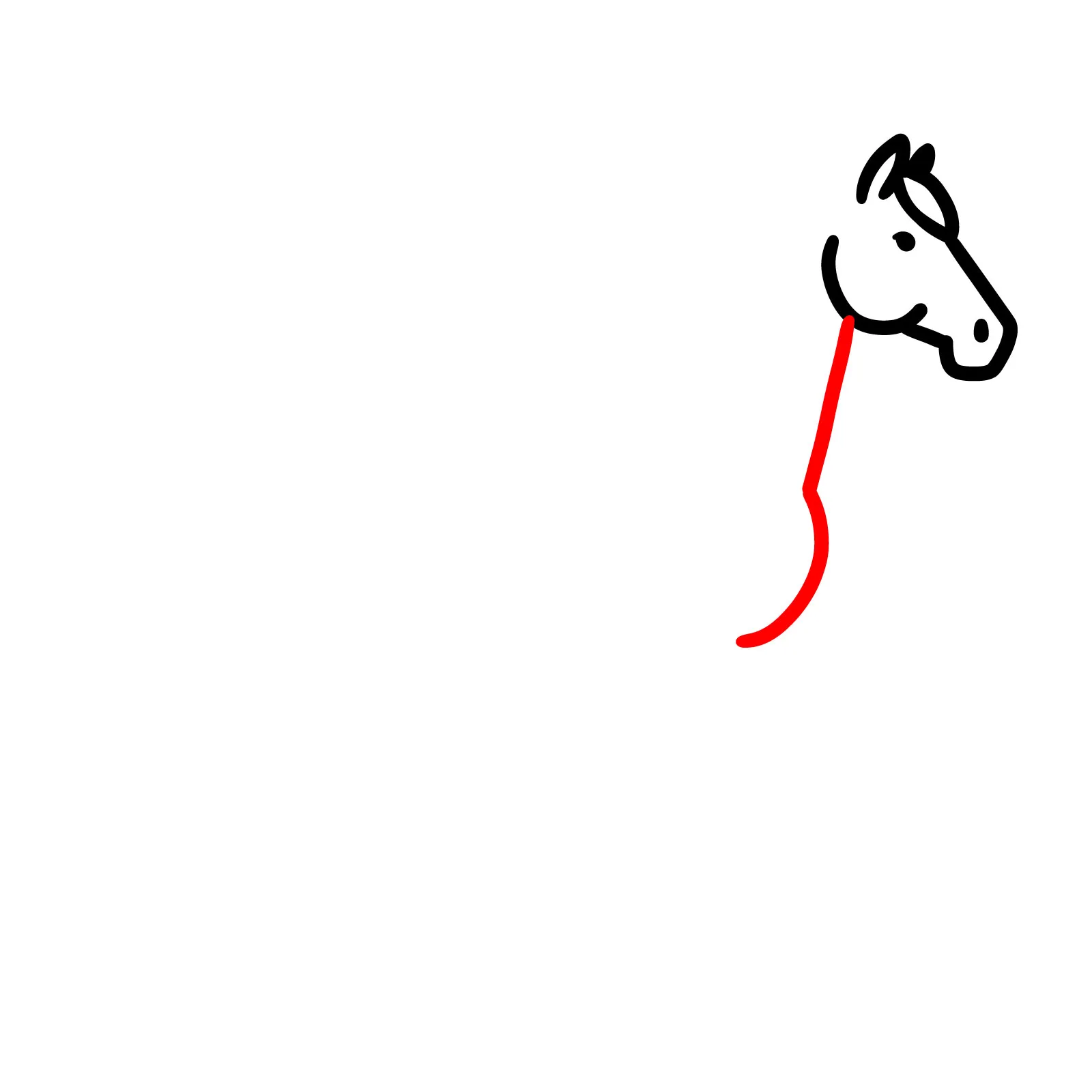 آموزش کشیدن نقاشی اسب