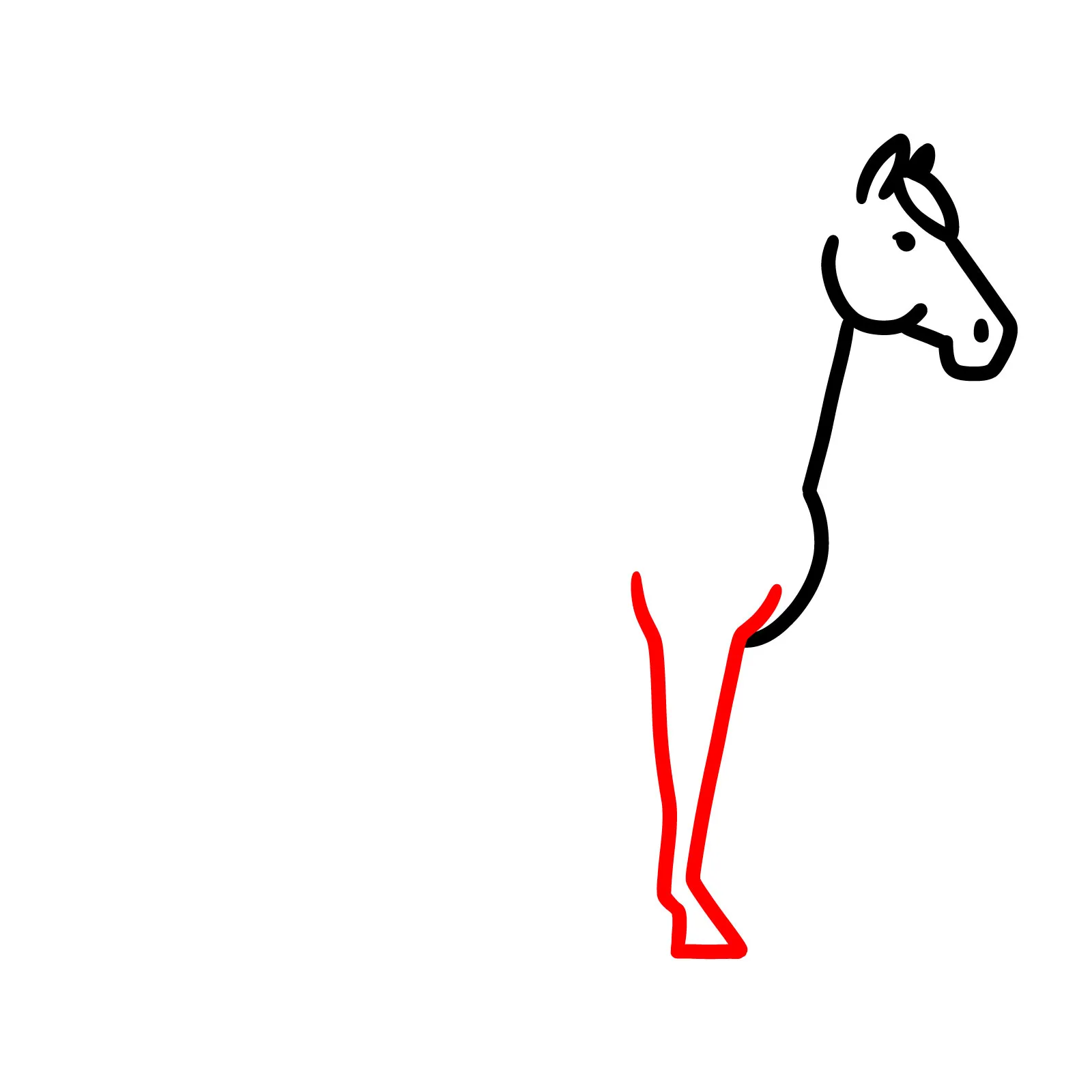 آموزش کشیدن نقاشی اسب