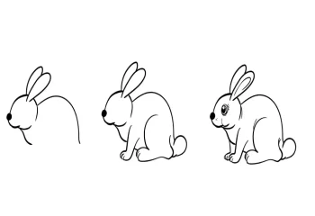 آموزش کشیدن نقاشی خرگوش