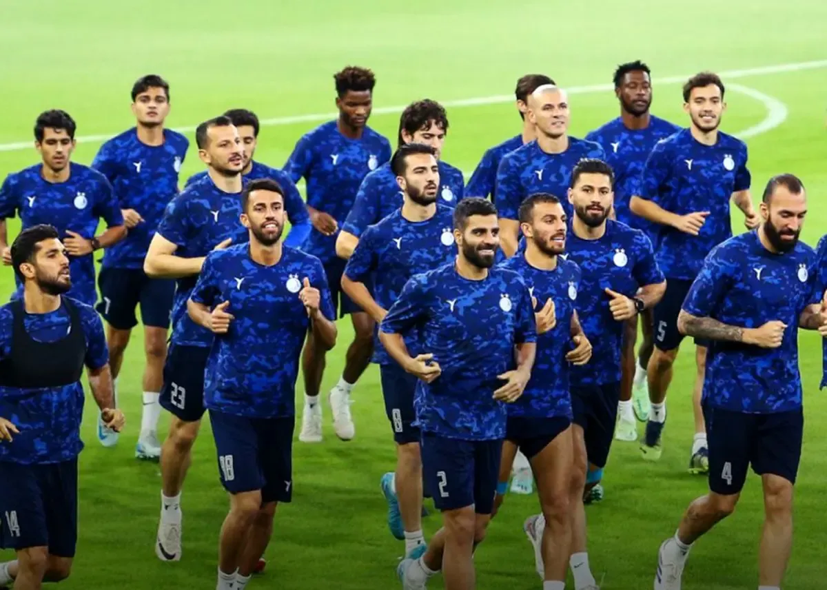 آشتی کنان بازیکنان استقلال + عکس