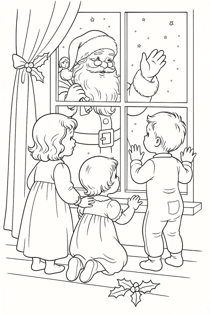 ایده نقاشی کریسمس