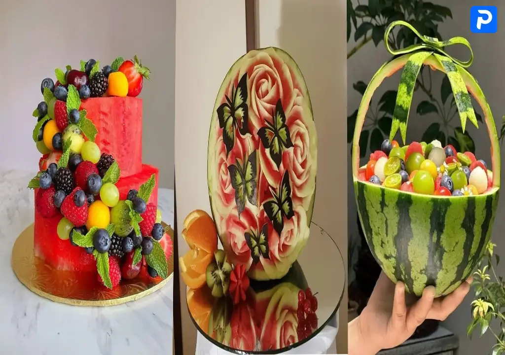 تزیین هندوانه شب یلدا 