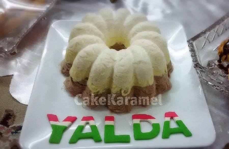 تزیین پشمک با قالب ژله