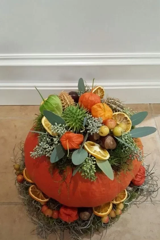 تزیین کدو تنبل شب یلدا