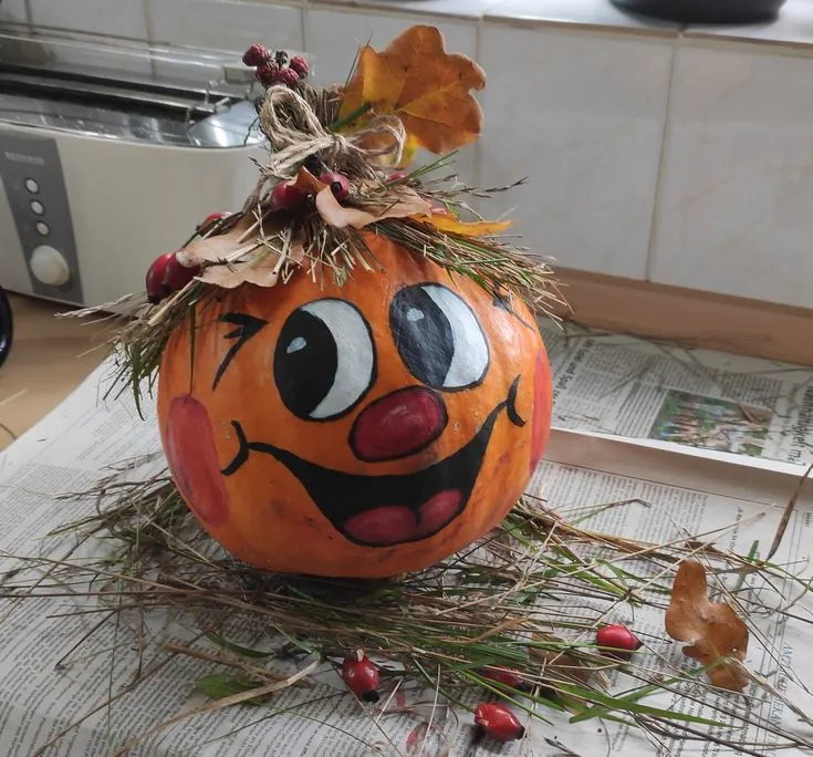 تزیین کدو تنبل شب یلدا