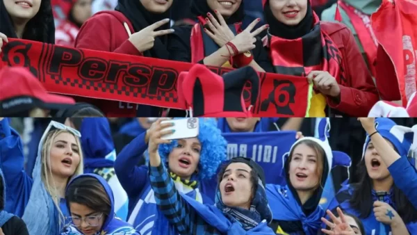 دربی سرخ آبی ها در اراک با حضور بانوان