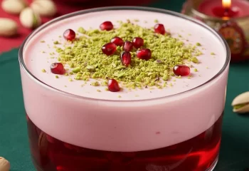 دسر ژله موس انار 1 طرز تهیه دسر شب یلدا / آسان و بدون فر