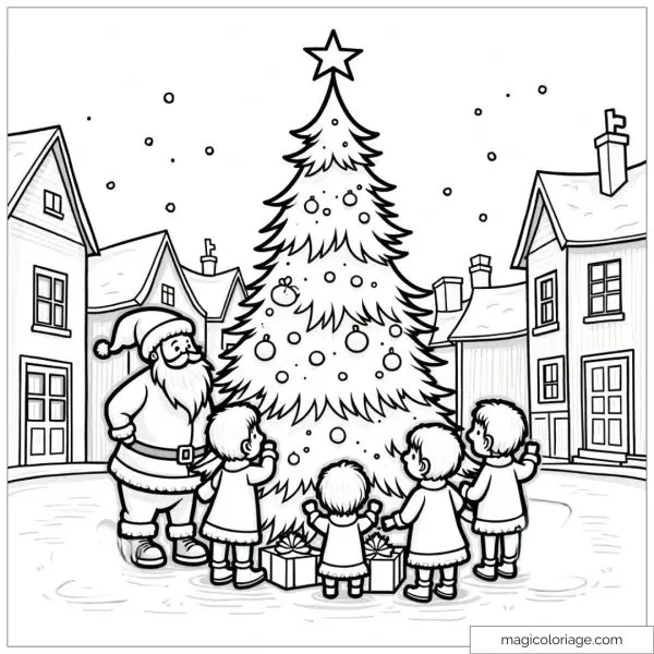 رنگ آمیزی بابا نوئل Christmas