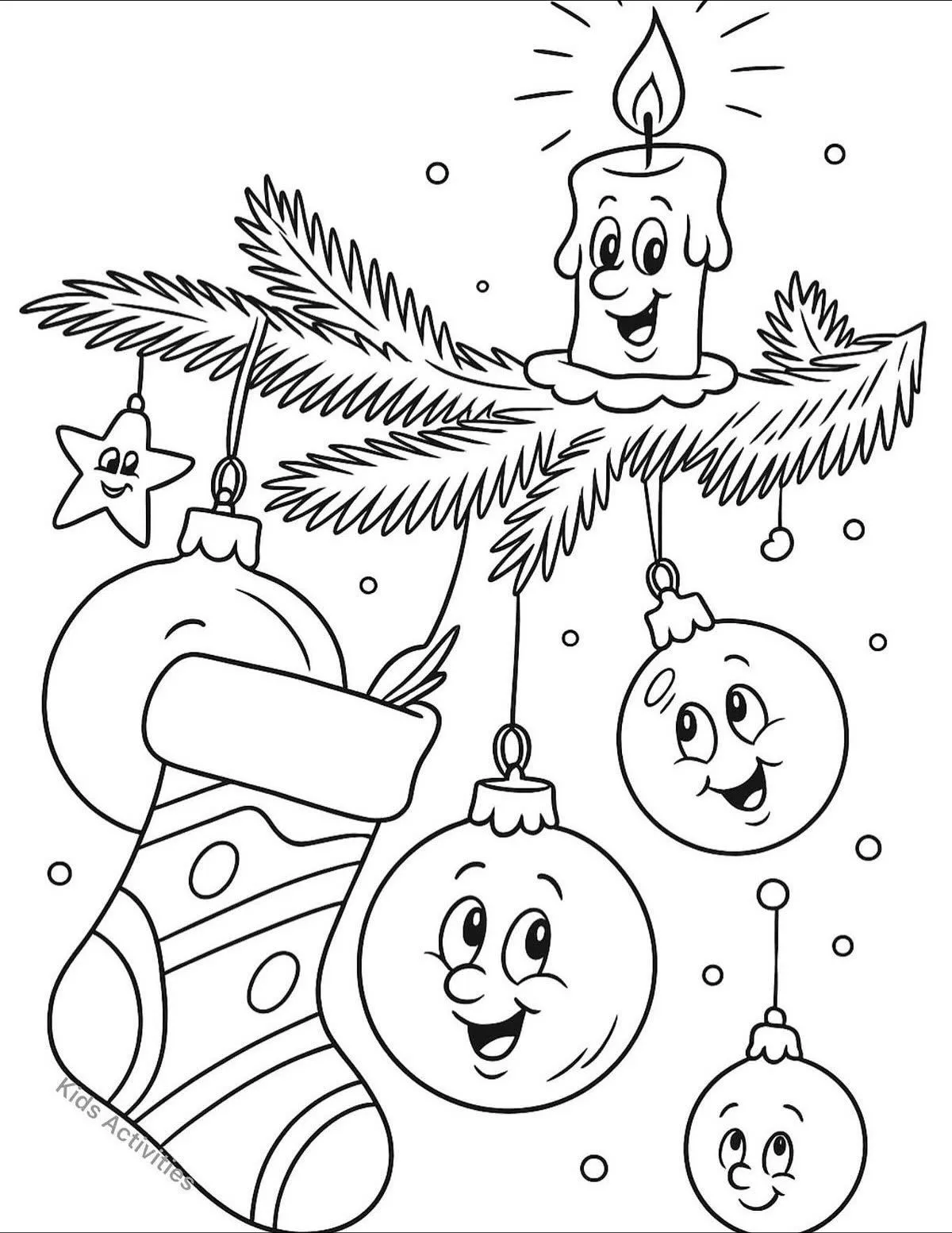 رنگ آمیزی به مناسبت کریسمس