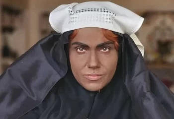 زهره آبیار 2 عکس قبل و بعد گریم زهره آبیار در نقش دایه سیاه