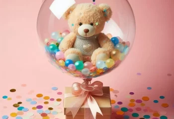 قرار دادن کادو داخل بادکنک