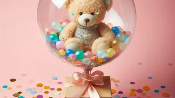 قرار دادن کادو داخل بادکنک