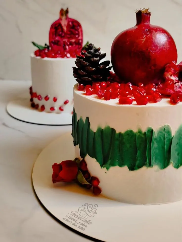 قشنگ ترین کیک شب یلدا