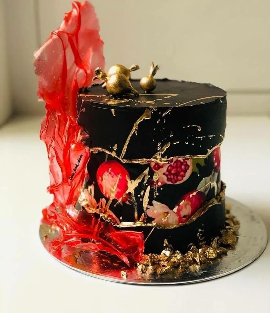 قشنگ ترین کیک شب یلدا