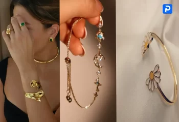 مدل دستبند النگویی طلا جدید