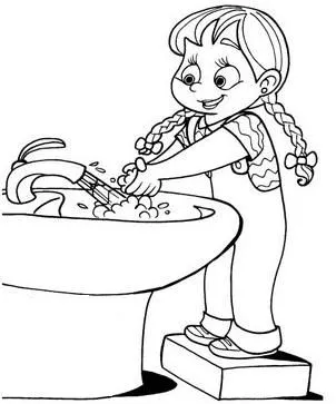 نقاشی صرفه جویی آب پیش دبستانی