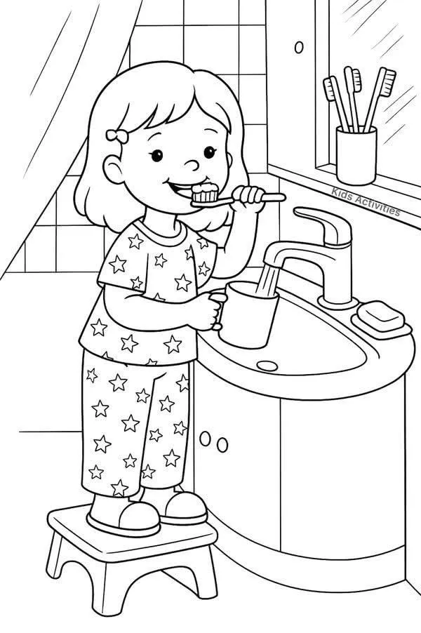 نقاشی صرفه جویی آب پیش دبستانی