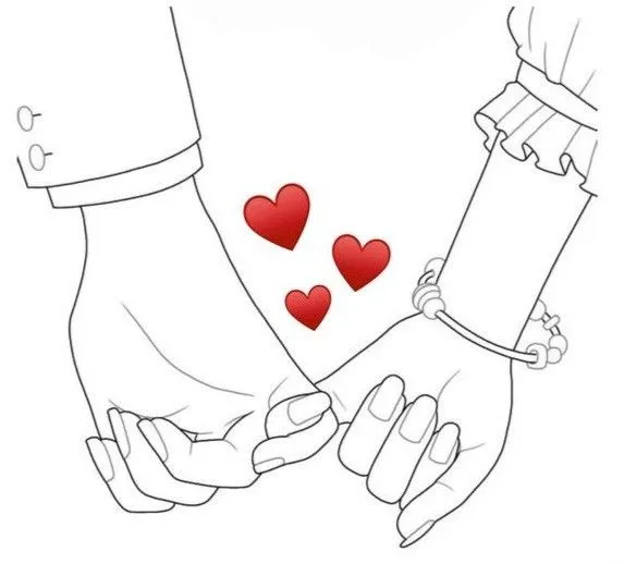 نقاشی عاشقانه با مداد