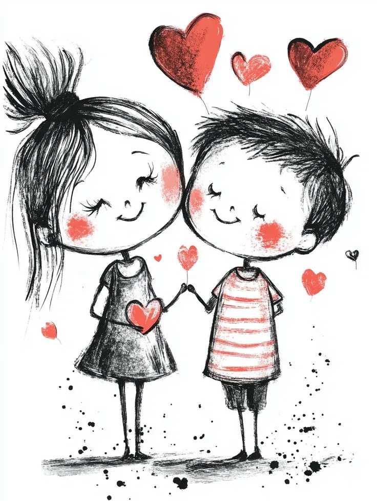 نقاشی قلبی جدید