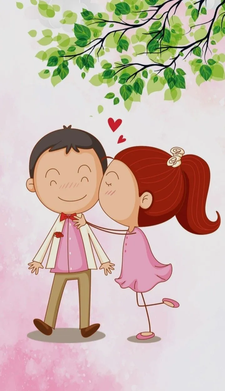 نقاشی ولنتاین عاشقانه جذاب
