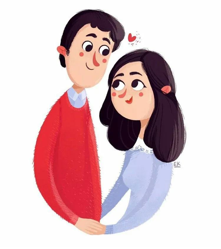 نقاشی ولنتاین عاشقانه