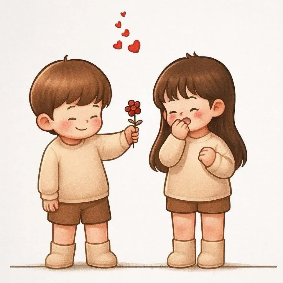 نقاشی عاشقانه برای ولنتاین