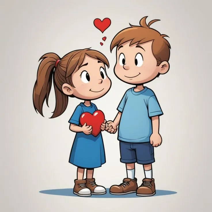 نقاشی عاشقانه برای ولنتاین