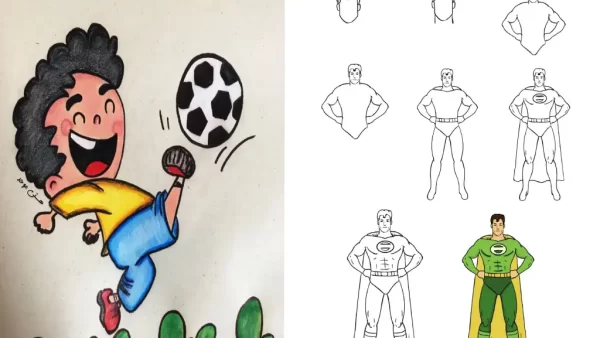 نقاشی پسرانه جدید آسان 60 ایده نقاشی پسرانه جدید آسان برای رنگ آمیزی از اژدها تا فضانورد!