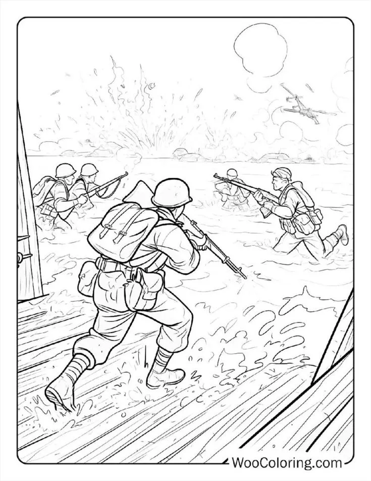 نقاشی پسرانه جنگی خفن