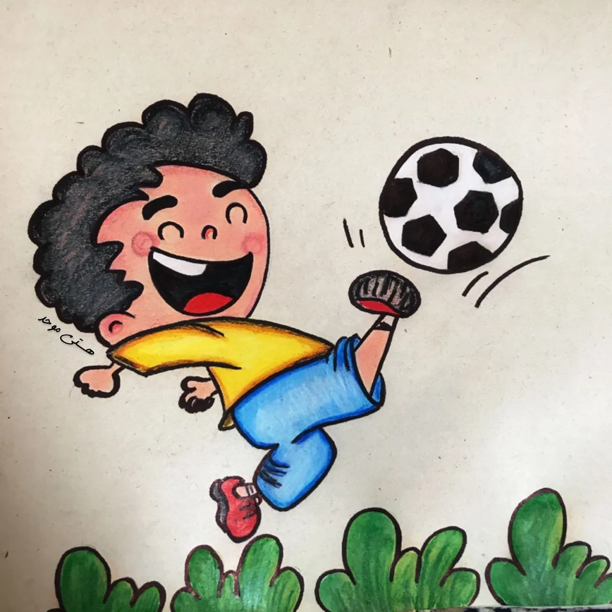 نقاشی پسرانه قشنگ