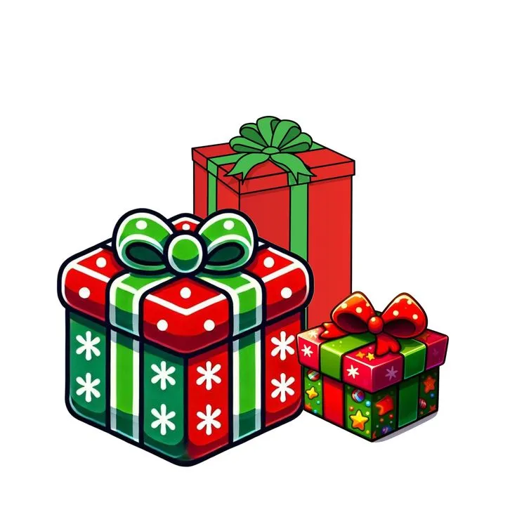 نقاشی کادو کریسمس