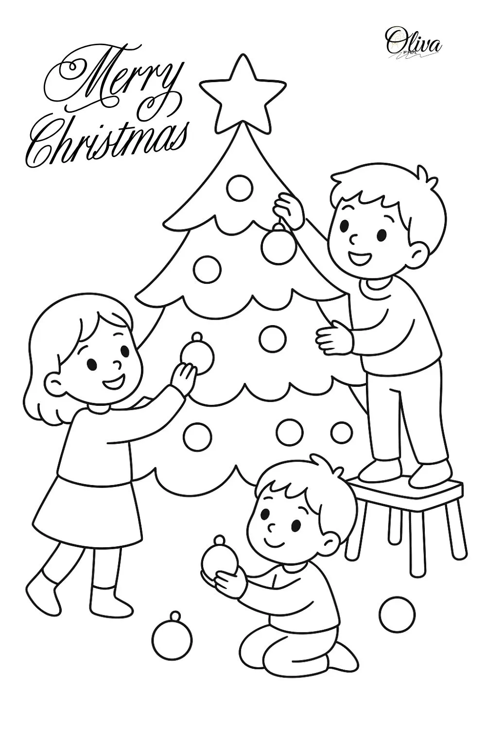 نقاشی کریسمس فانتزی