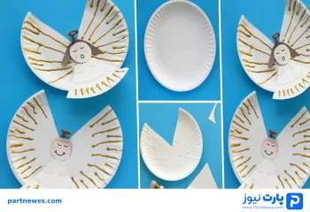 کاردستی فرشته کریسمسی