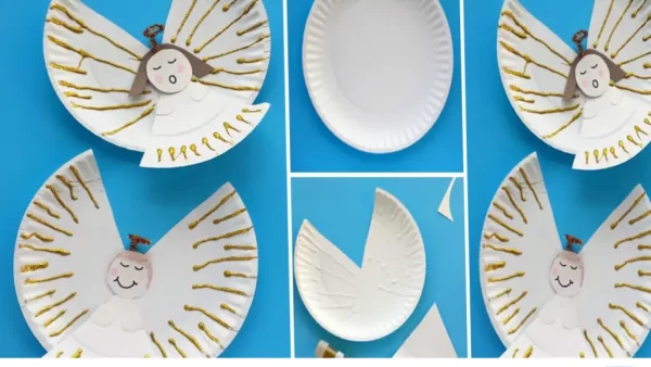 کاردستی فرشته کریسمسی