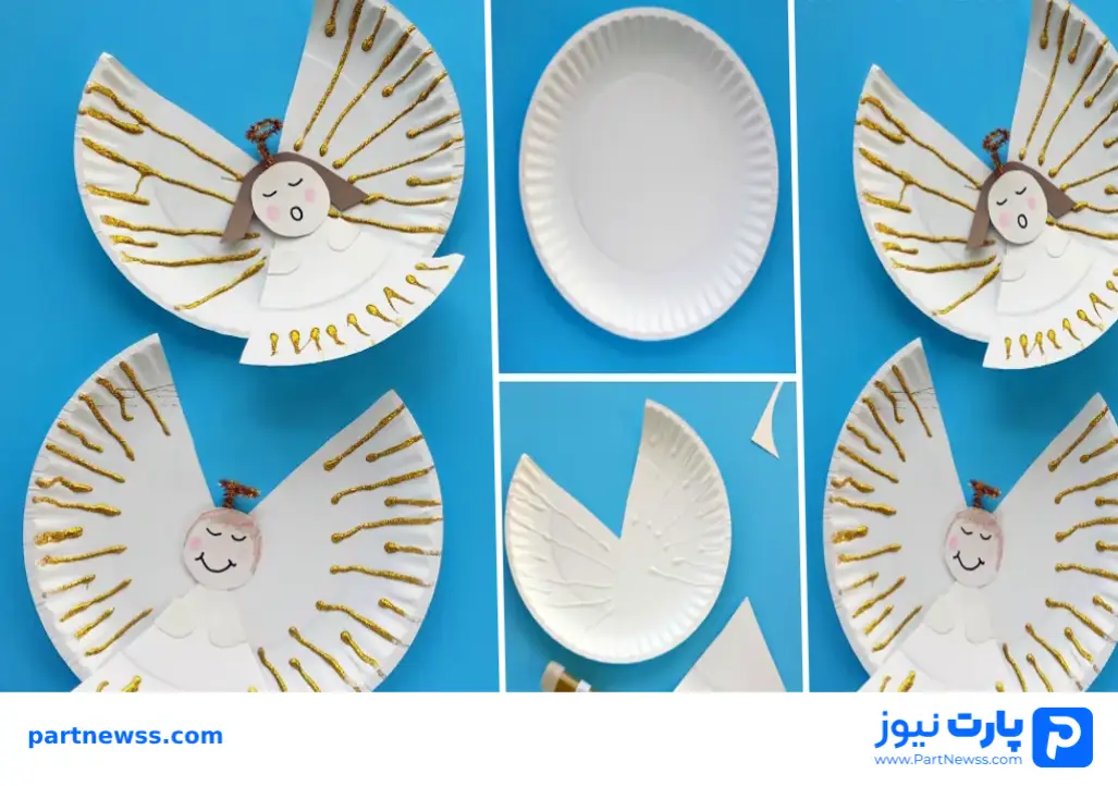 کاردستی فرشته کریسمسی