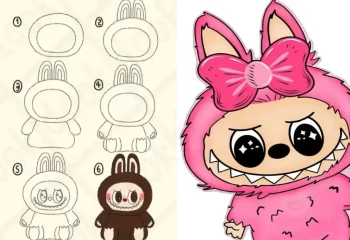 کشیدن نقاشی لبوبو آسان