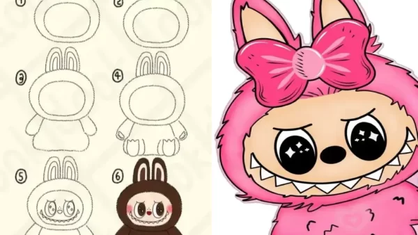 کشیدن نقاشی لبوبو آسان