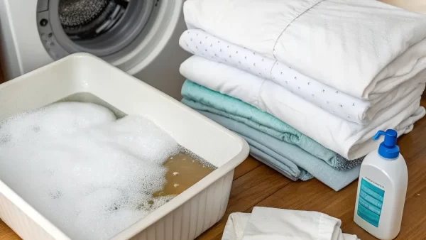 نحوه صحیح شستن روبالشتی