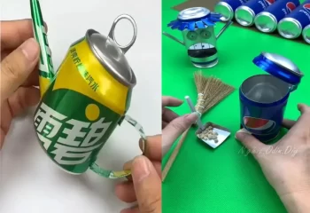 آموزش ساخت کاردستی با قوطی نوشابه کوکاکولا برای کودکان